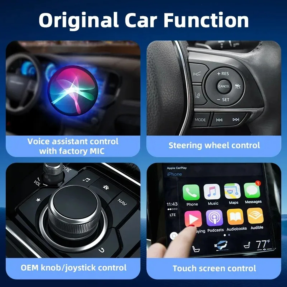 KEBETEME USB Dongle Wireless CarPlay Android Bluetooth WiFi 5V - Q1A Gambar produk KEBETEME USB Dongle Wireless CarPlay Android Bluetooth WiFi 5V - Q1A