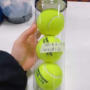 Gambar produk TaffSPORT Lite Bola Padel Ball Natural Rubber Core Felt Wool 3 PCS - X33