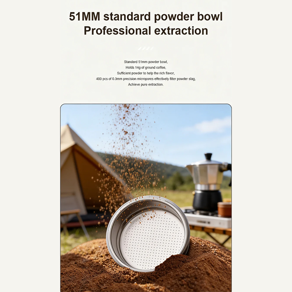 One Two Cups Portable Coffee Maker 2in1 Nespresso 20 Bar 1500mAh - HS9440-2S Gambar produk One Two Cups Portable Coffee Maker 2in1 Nespresso 20 Bar 1500mAh - HS9440-2S