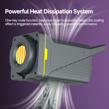 Gambar produk BEDIRO Lampu Studio LED Fill Light 3in1 Color Universal Mount 200W - T200 Pro