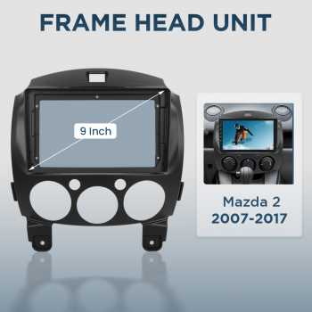 KUFINE Frame Head Unit ABS 9 Inch Car Player Mazda 2 2007-2017 - KF-15