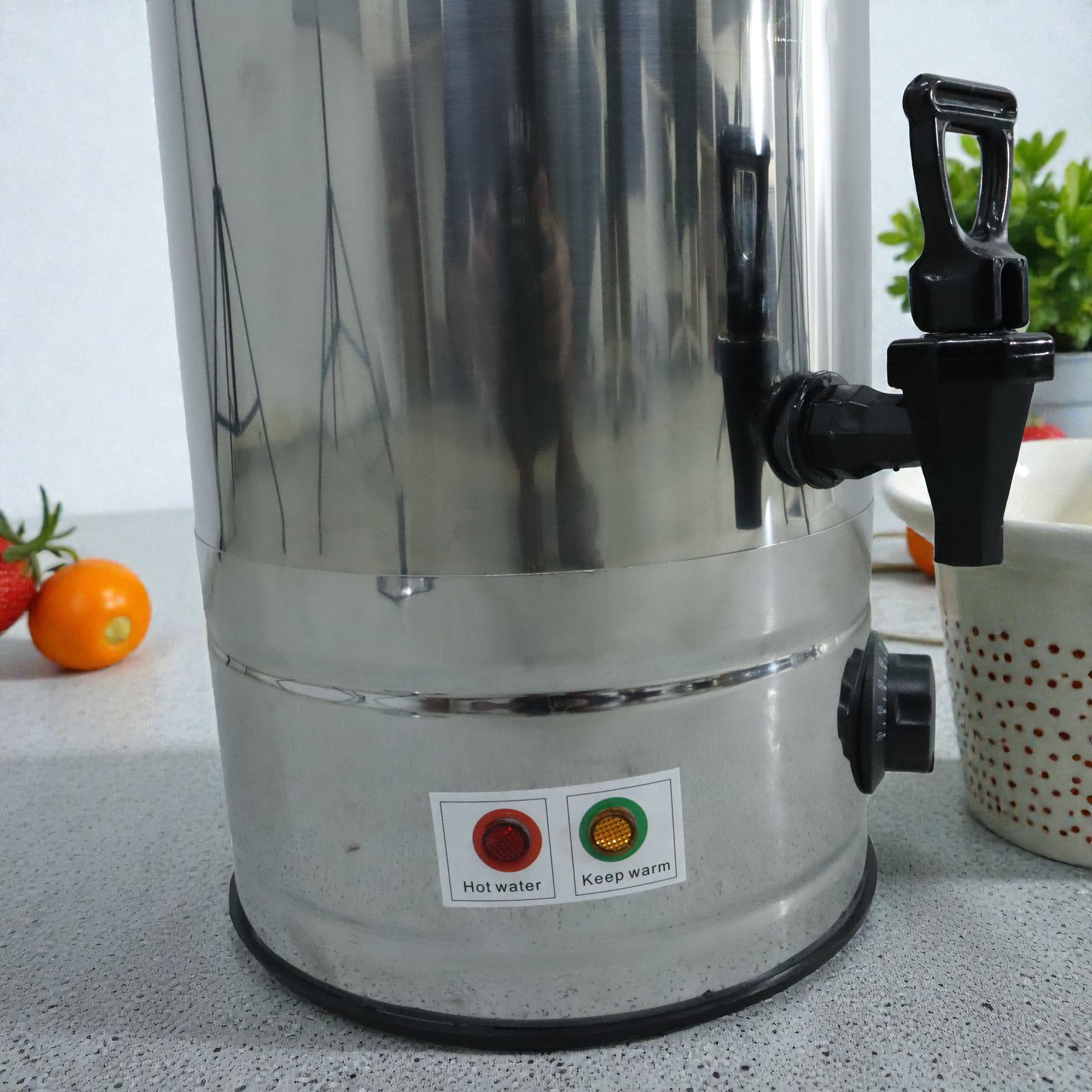 WEPO Pemanas Air Listrik Electric Hot Water Bucket Stainless Steel 18L - RK02 Gambar produk WEPO Pemanas Air Listrik Electric Hot Water Bucket Stainless Steel 18L - RK02