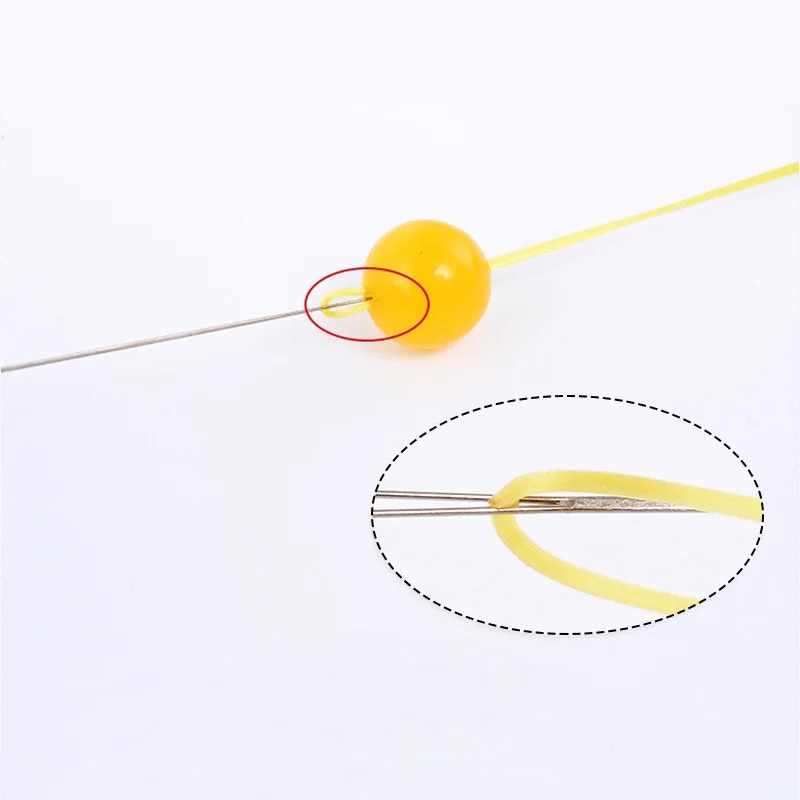 NOCICIU Jarum Manik-Manik Lentur DIY Gelang Steel 5 Size 10 PCS - MJ-100 Gambar produk NOCICIU Jarum Manik-Manik Lentur DIY Gelang Steel 5 Size 10 PCS - MJ-100