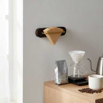 Gambar produk One Two Cups Tempat Filter Kertas Kopi Tray Wall Mounted Coffee Paper - ZJ0011