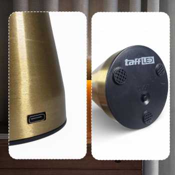 Gambar produk TaffLED Lampu Meja Hias Touch LED USB Rechargeable Tri Color 1800mAh - PR-12