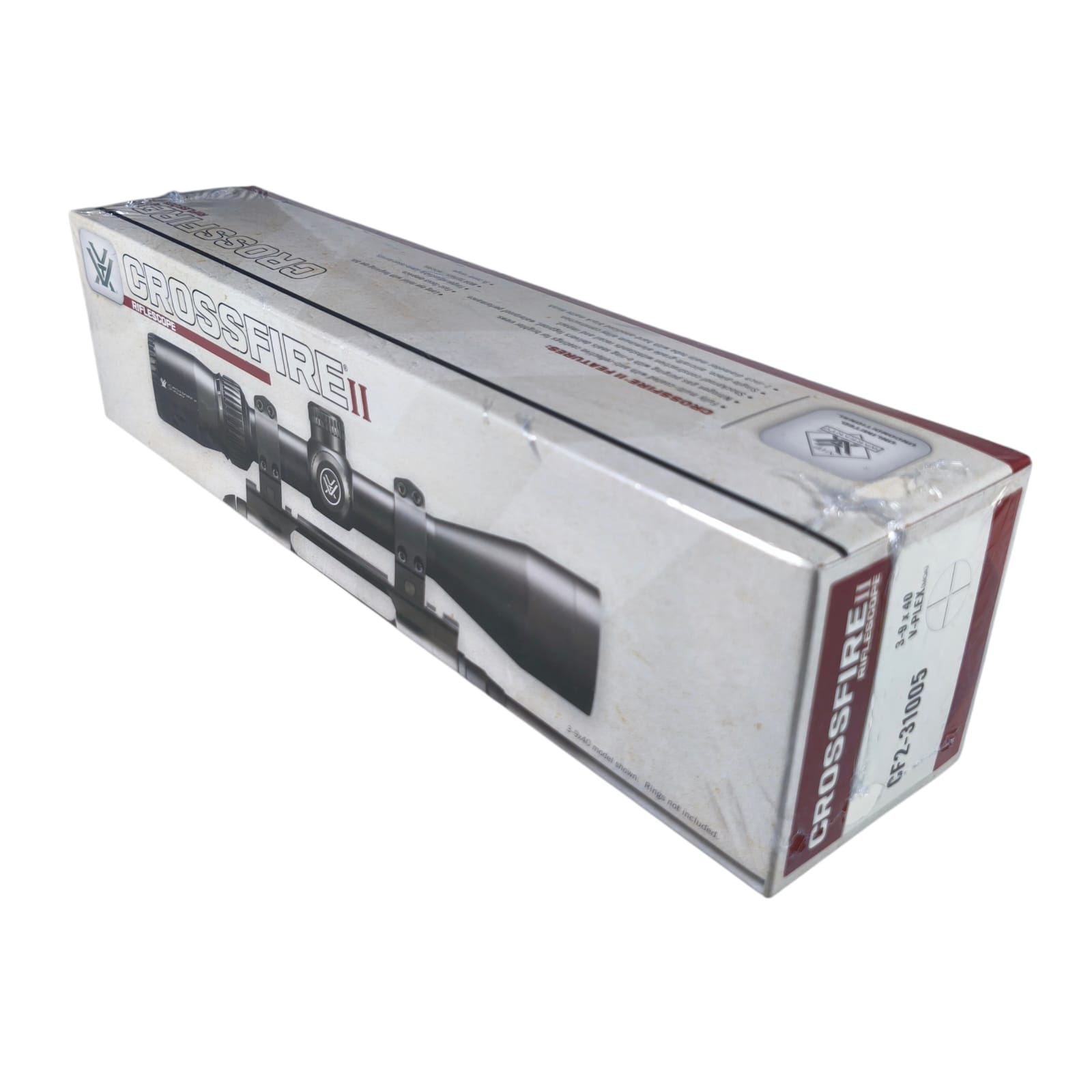 Vortex Crossfire II Rifle Tactical Scope Hunt Crosshair V-Plex 3-9x40 - CF2-31005 Gambar produk Vortex Crossfire II Rifle Tactical Scope Hunt Crosshair V-Plex 3-9x40 - CF2-31005