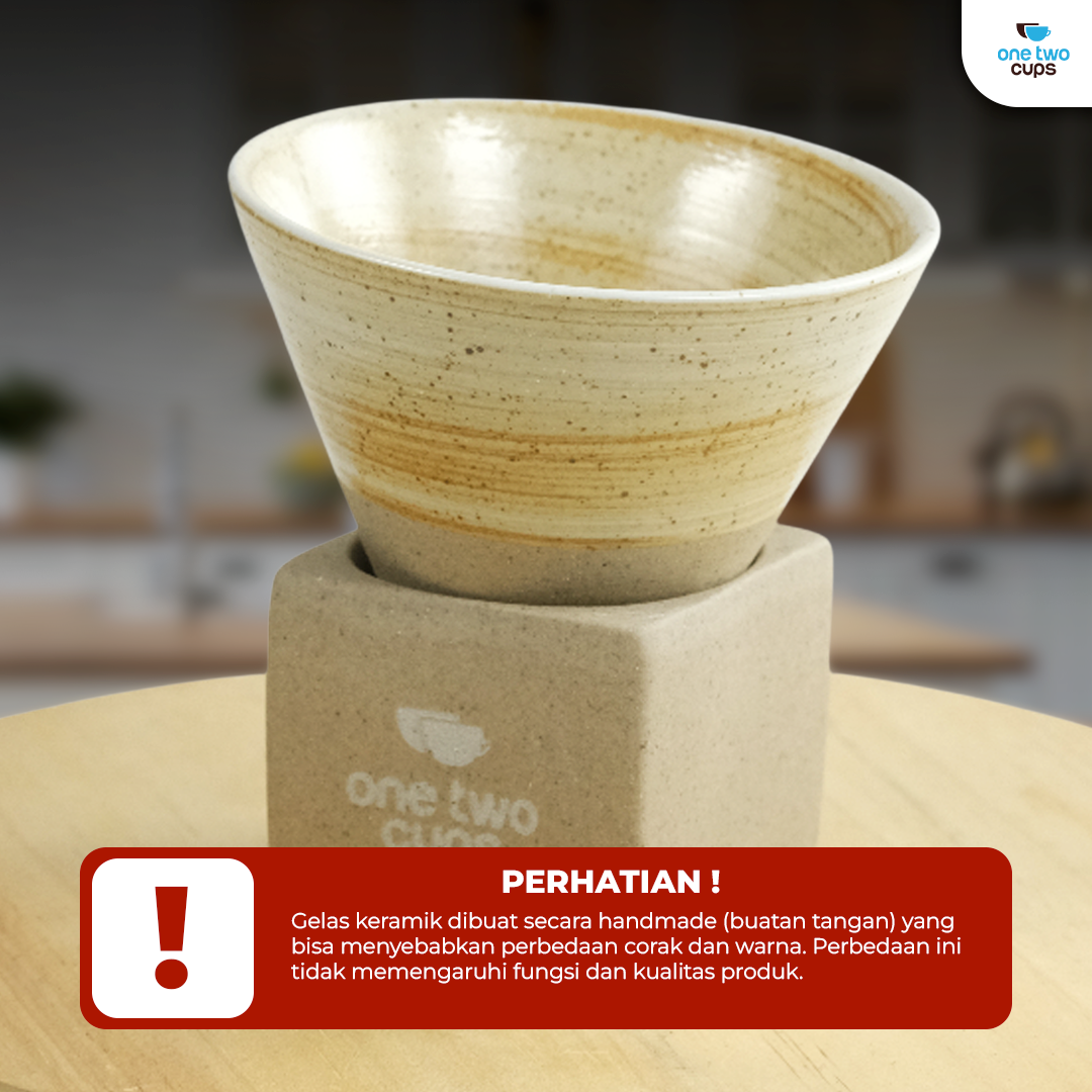 One Two Cups Gelas Keramik Kopi Teh Japanese Cone Shape Cup 100ml - PDQ001 Gambar produk One Two Cups Gelas Keramik Kopi Teh Japanese Cone Shape Cup 100ml - PDQ001