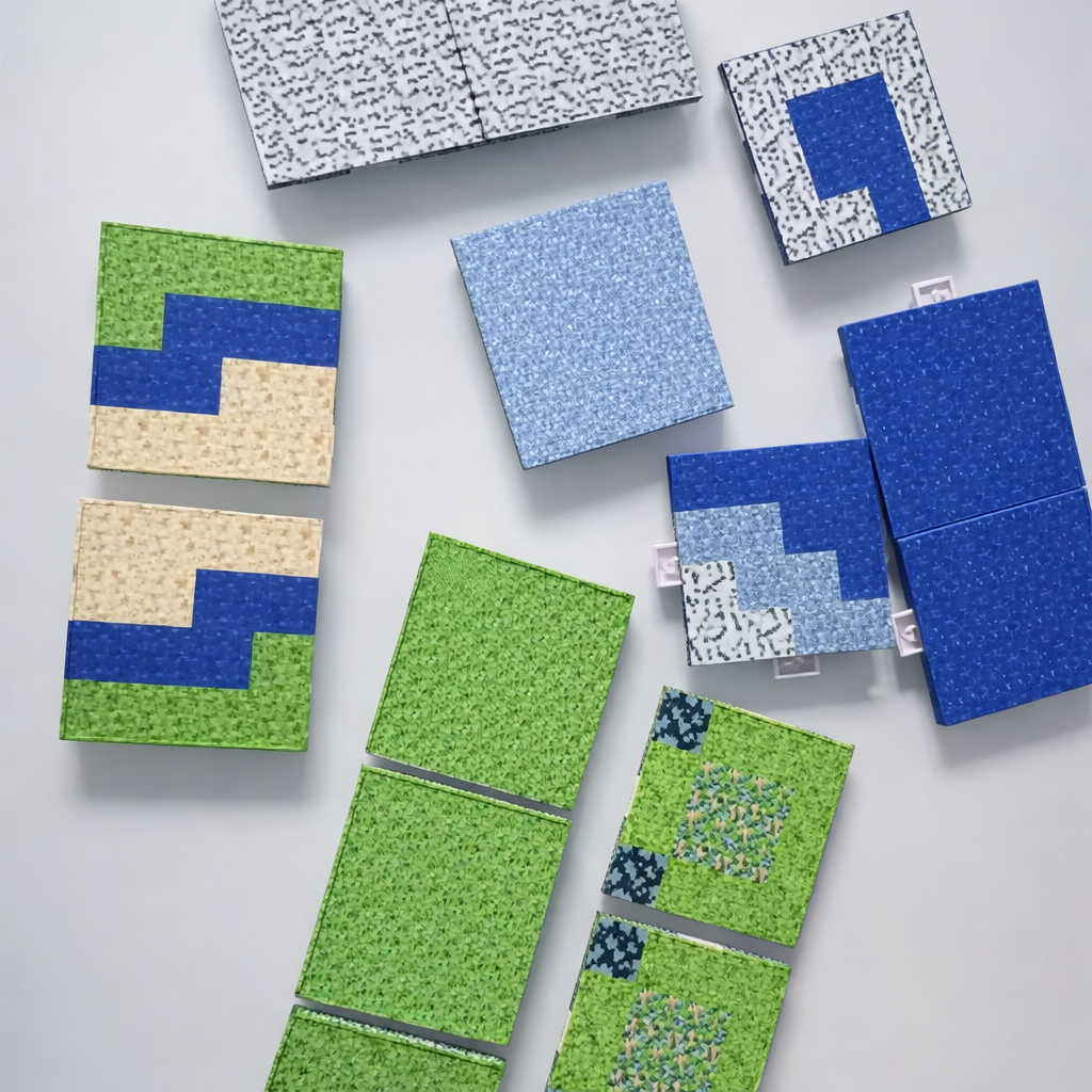 JUVE Papan Dasar Magnetik Balok Bangun Anak Mainan Edukasi 80x80cm - J-80 Gambar produk JUVE Papan Dasar Magnetik Balok Bangun Anak Mainan Edukasi 80x80cm - J-80