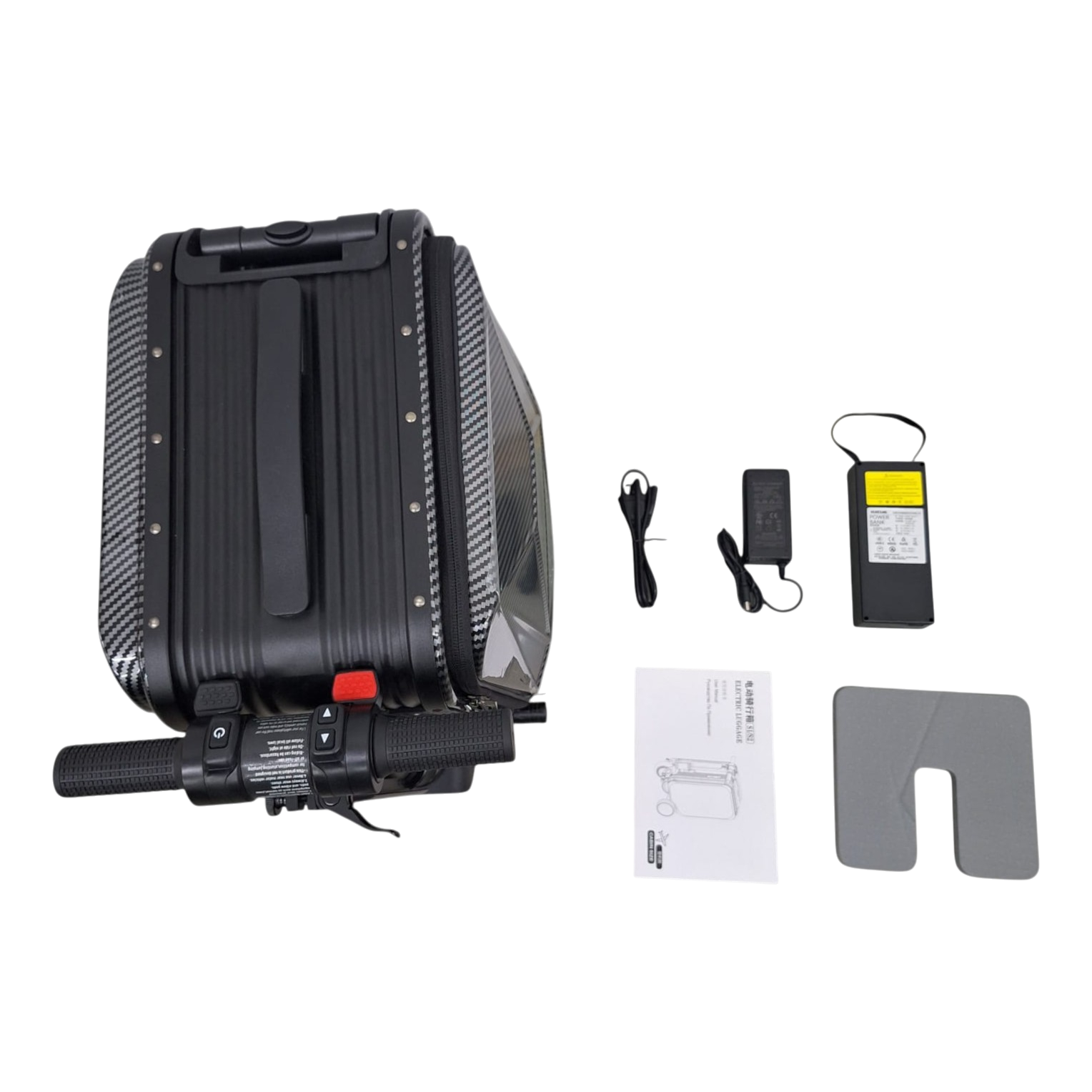 LEVELO Koper Skuter Elektrik Kabin Ride-on Suitcase Luggage 20 Inch - S1 Gambar produk LEVELO Koper Skuter Elektrik Kabin Ride-on Suitcase Luggage 20 Inch - S1