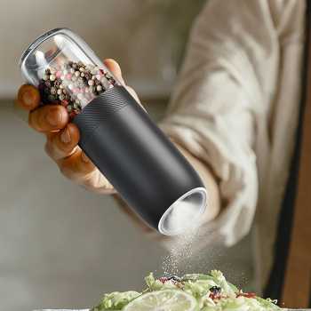 MILISS Alat Penggiling Biji Lada Elektrik Spice Grinder Gravity Sensor - KYMQ-61B