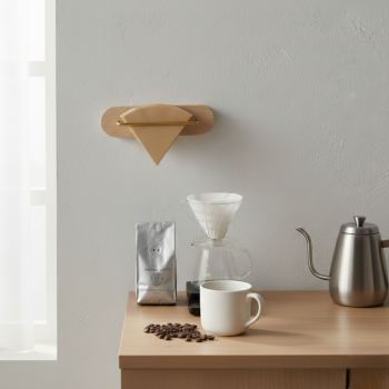 Gambar produk One Two Cups Tempat Filter Kertas Kopi Tray Wall Mounted Coffee Paper - ZJ0011