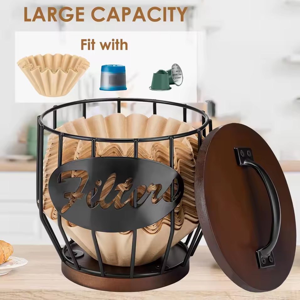 WORMER Tempat Kertas Filter Kopi Coffee Capsule Storage Holder - C150 Gambar produk WORMER Tempat Kertas Filter Kopi Coffee Capsule Storage Holder - C150