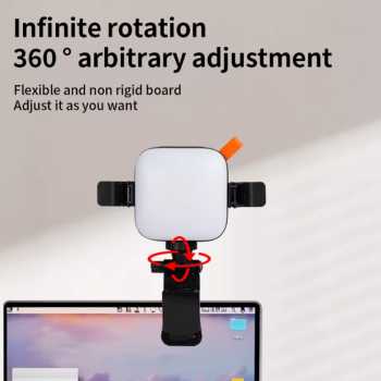 Gambar produk ASENGRY Lampu Fill Light LED 3in1 Color 2800-9000K Back Clip 1200mAh - N21