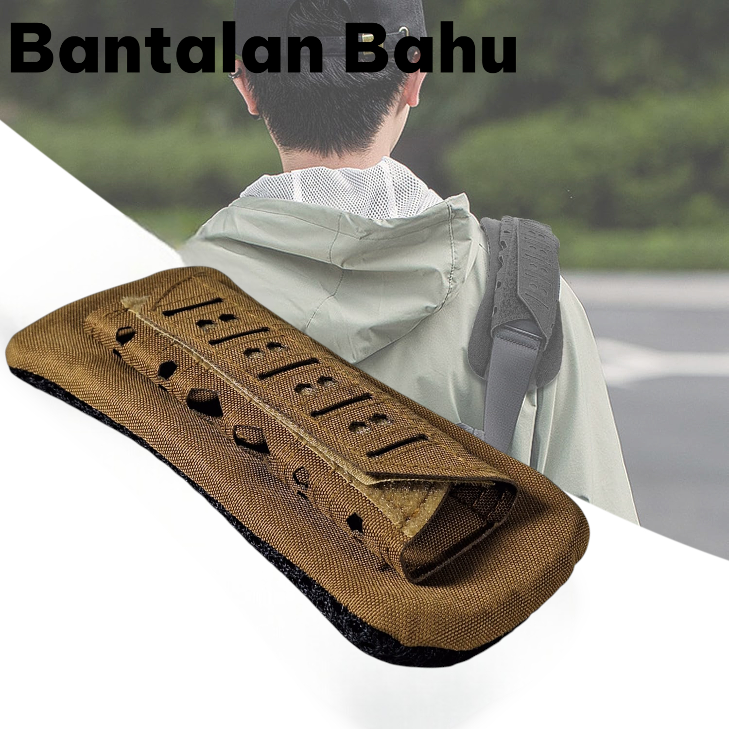 MORVE Bantalan Bahu Taktis Outdoor Tactical Shoulder Cushion Pad 1 PCS - M04 Gambar produk MORVE Bantalan Bahu Taktis Outdoor Tactical Shoulder Cushion Pad 1 PCS - M04