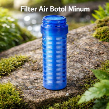 Artland Filter Air Botol Minum Soft Flask Water Purifier Food Grade - SK10
