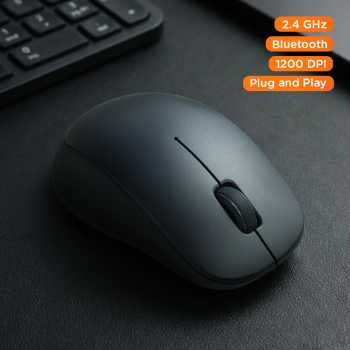 Xiaomi Mouse Wireless Dual Mode Bluetooth 2.4GHz Silent Click - XMSMSB01YM