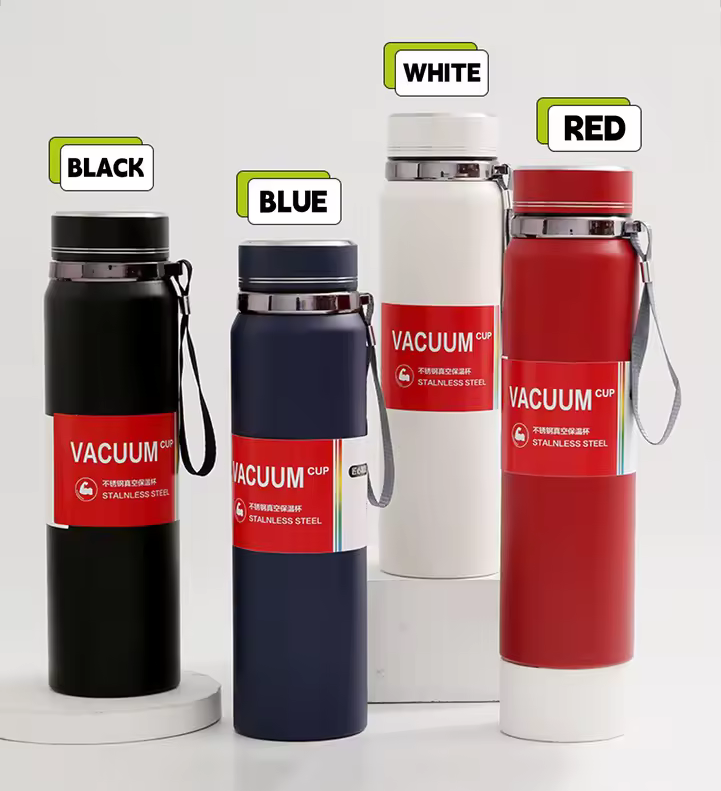 BOUTH Botol Minum Termos Air Panas Dingin Double Wall Stainless Steel 1000ml - A1A5 Gambar produk BOUTH Botol Minum Termos Air Panas Dingin Double Wall Stainless Steel 1000ml - A1A5