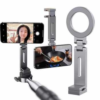 REWCE Dudukan Smartphone Mobile Phone Magnetic Creative Outdoor ABS - R2