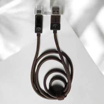 Gambar produk ESSAGER Kabel Data USB Type C Fast Charging LED Display 7A 100W 1M - ES-X76