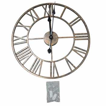 Gambar produk Meigar Jam Dinding Bulat Quartz Creative Model Vintage 49.5cm - H68