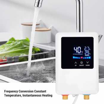 Kbxstart Pemanas Air Listrik Instant Inverter Water Heater LED 5500W - RYK-060