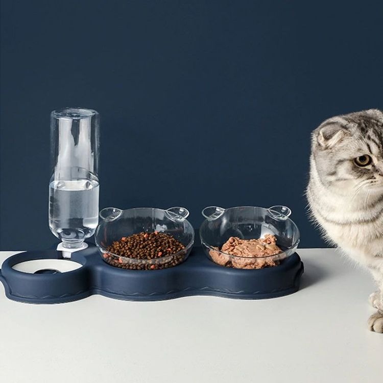 Aufulai Tempat Makan dan Minum Hewan Peliharaan Kucing Anjing - CH506 Gambar produk Aufulai Tempat Makan dan Minum Hewan Peliharaan Kucing Anjing - CH506