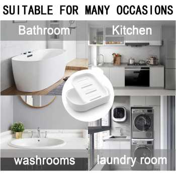 TaffHOME Tempat Sabun Mandi 2 Lapis Container Soap Drain Box - BIZ002