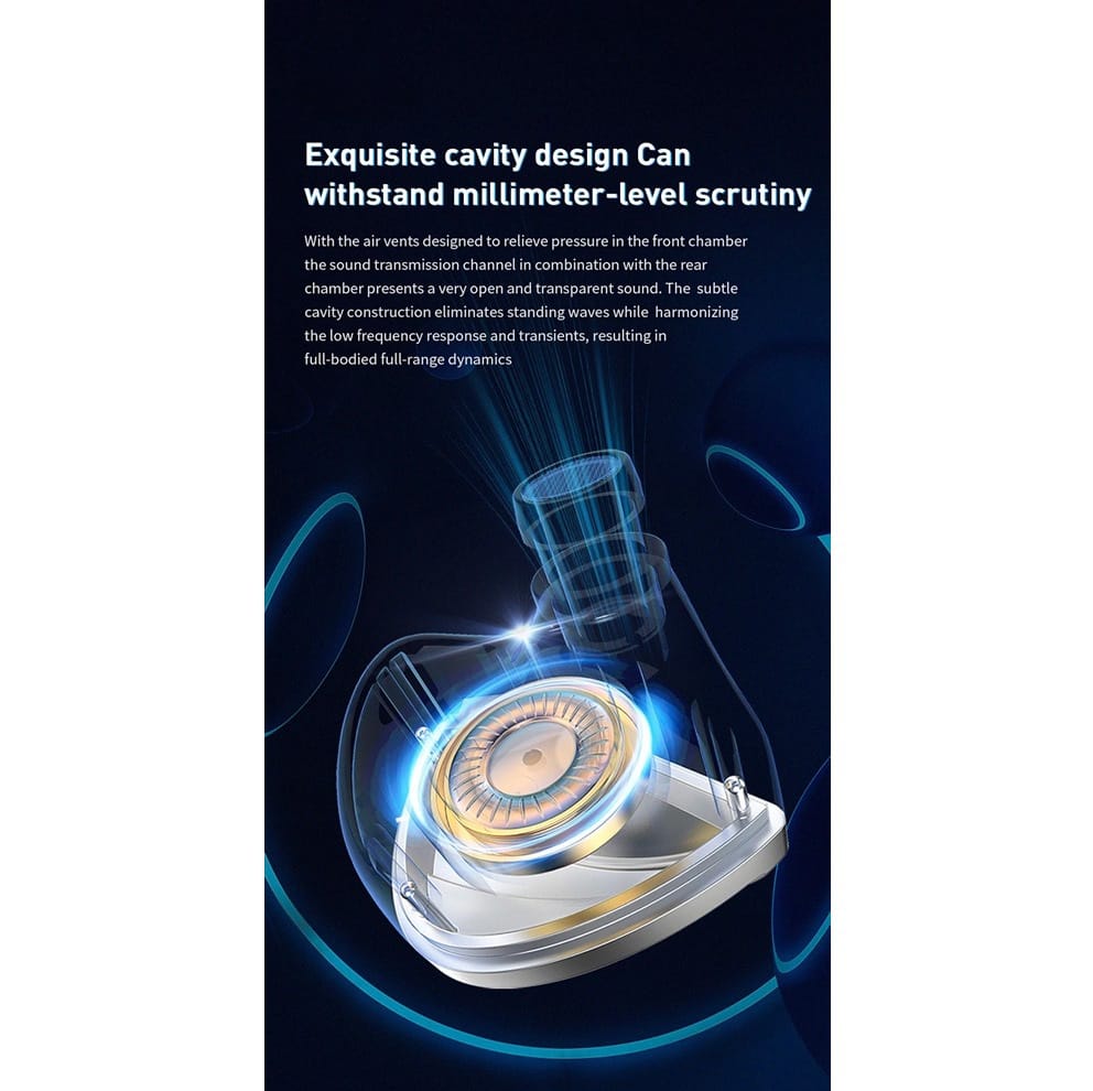 QKZ Earphone In-Ear Wired Detachable HiFi Surround Sound with Mic - Hi6T Gambar produk QKZ Earphone In-Ear Wired Detachable HiFi Surround Sound with Mic - Hi6T