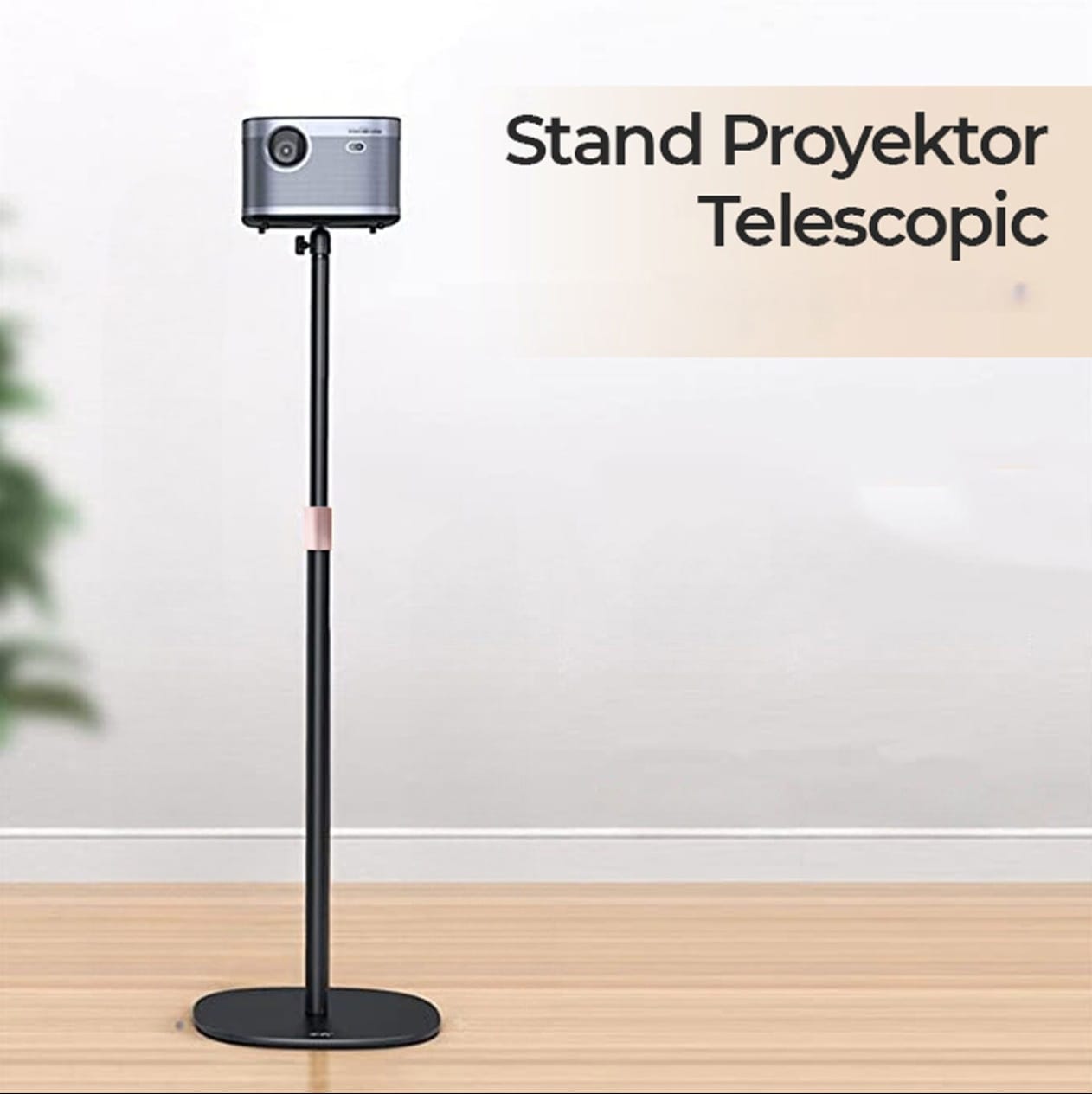 SH Stand Proyektor Telescopic Adjustable 360 Rotation Projector Base 85-125cm - SH-05 Gambar produk SH Stand Proyektor Telescopic Adjustable 360 Rotation Projector Base 85-125cm - SH-05