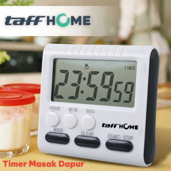 Gambar produk TaffHOME Timer Masak Dapur Magnetic Stand Kitchen Countdown Clock - JS-183