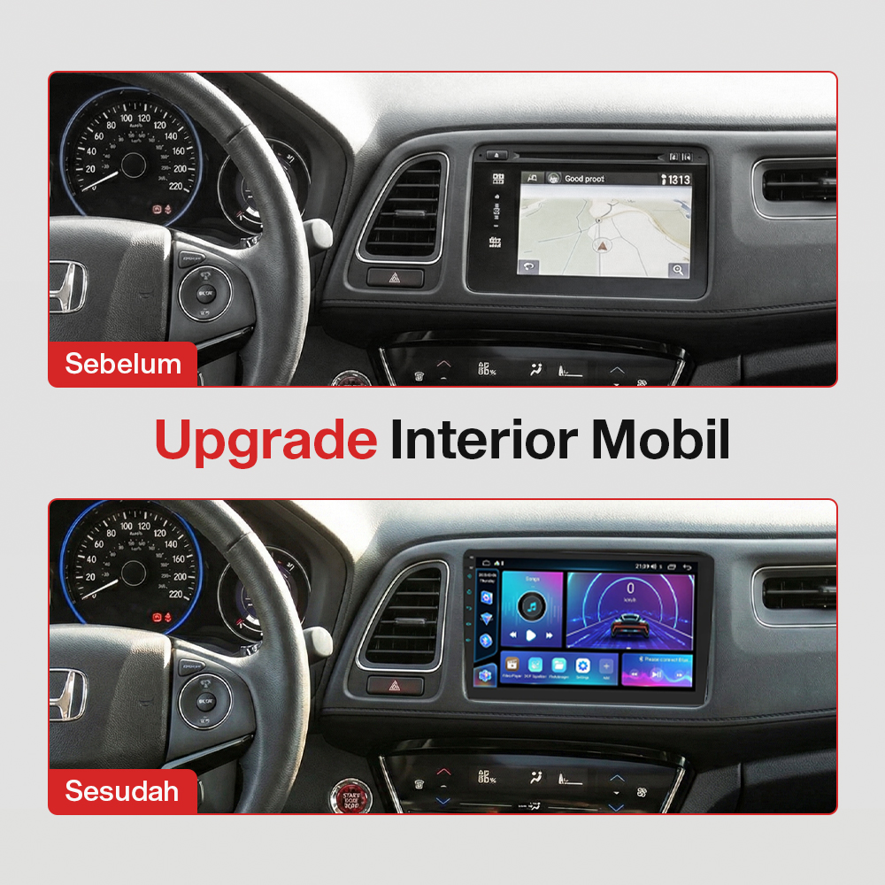 KUFINE Frame Head Unit ABS 9 Inch Car Player Honda HR-V 2013-2021 - KF-21 Gambar produk KUFINE Frame Head Unit ABS 9 Inch Car Player Honda HR-V 2013-2021 - KF-21