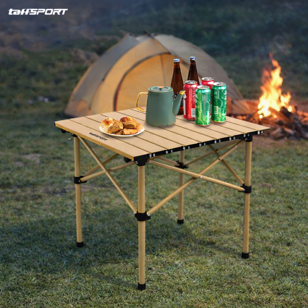 TaffSPORT Meja Lipat Piknik Portable Foldable Camping Table with Bag 53x51x50cm - AF59 Gambar produk TaffSPORT Meja Lipat Piknik Portable Foldable Camping Table with Bag 53x51x50cm - AF59