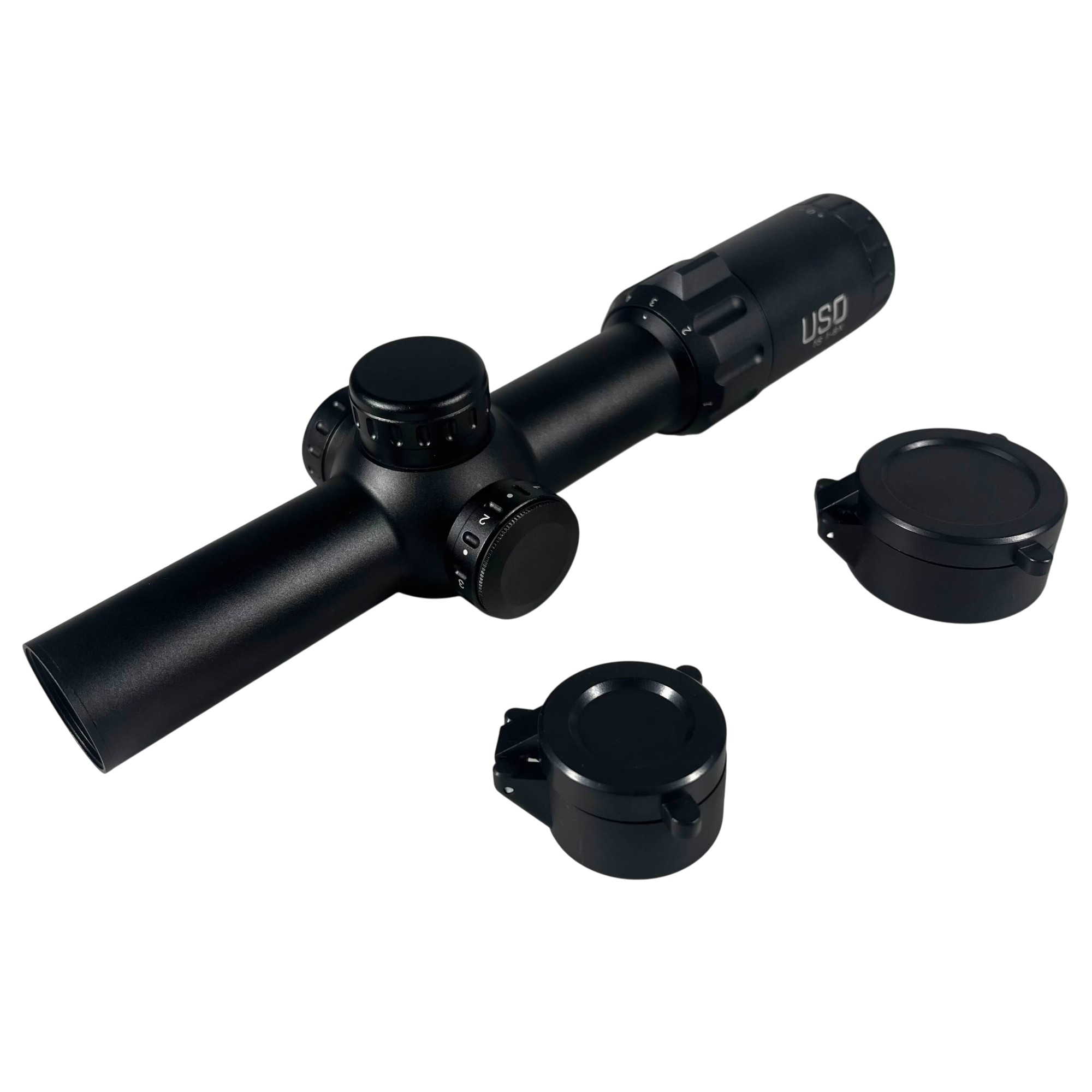 USO Rifle Tactical Scope Hunting Magnification IR FFP 1-6x24mm - 1-6x24IRFFP Gambar produk USO Rifle Tactical Scope Hunting Magnification IR FFP 1-6x24mm - 1-6x24IRFFP