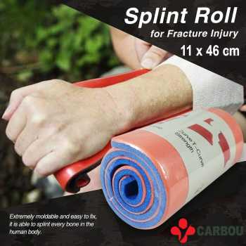 CARBOU Splint Roll Patah Tulang Bidai Spalk Aluminium 11x46cm - CB01