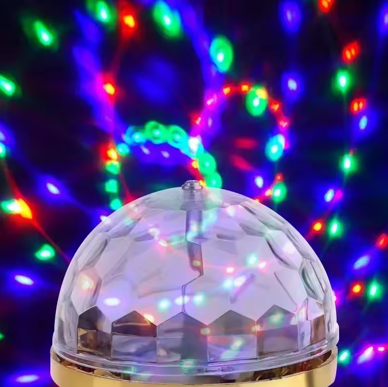 Gambar produk Heinast Lampu Disko RGB LED E27 Rotating Party Lamp Colorful Light 6W - H-21