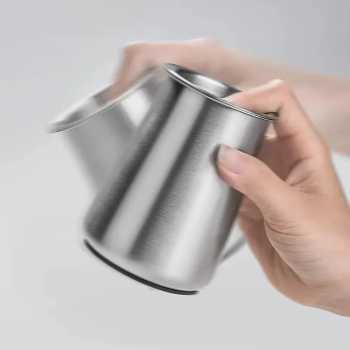 Gambar produk OKLZ Tempat Bubuk Kopi dengan Filter Powder Cup Coffee Stainless Steel - OKL01