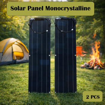 Sola Bright Solar Panel Monocrystalline Semi Flexible with Controller - SN40