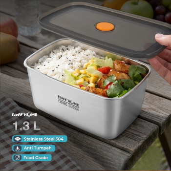 TaffHOME Kotak Makan Lunch Box Multifunction Stainless Steel 304 - AC-21