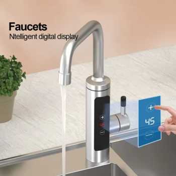 MOJOYCE Pemanas Air Keran Wastafel LCD Switch Hot and Cold 220V 3000W - RX-010