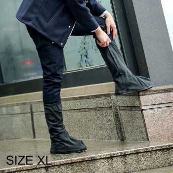 Rhodey Jas Hujan Sepatu Anti Air Shoes Cover PVC Non Slip with Zipper - JY-819A