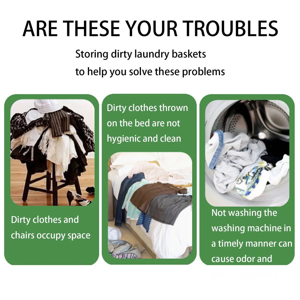 GENERATION Keranjang Baju Kotor Jaring Lipat Laundry Bag 30cm - ZQ30 Gambar produk GENERATION Keranjang Baju Kotor Jaring Lipat Laundry Bag 30cm - ZQ30