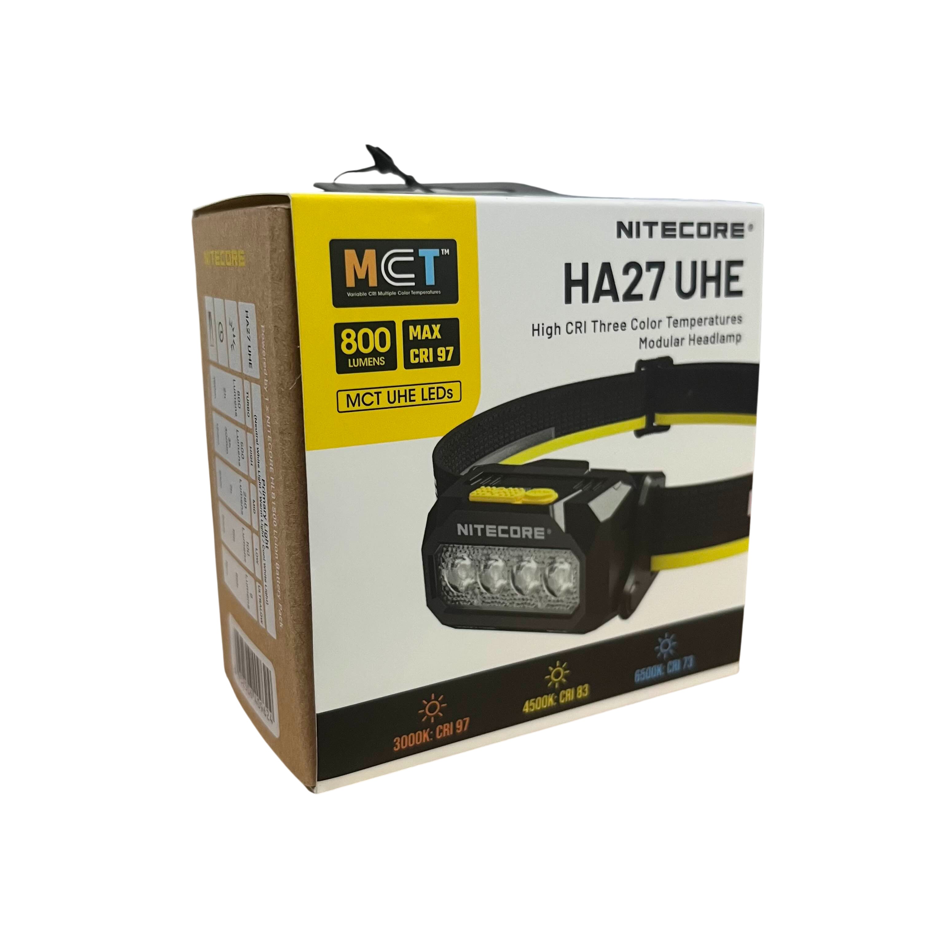 Gambar produk NITECORE Senter Kepala Headlamp LED MCT UHE 3in1 Color IPX6 800 Lumens - HA27 UHE