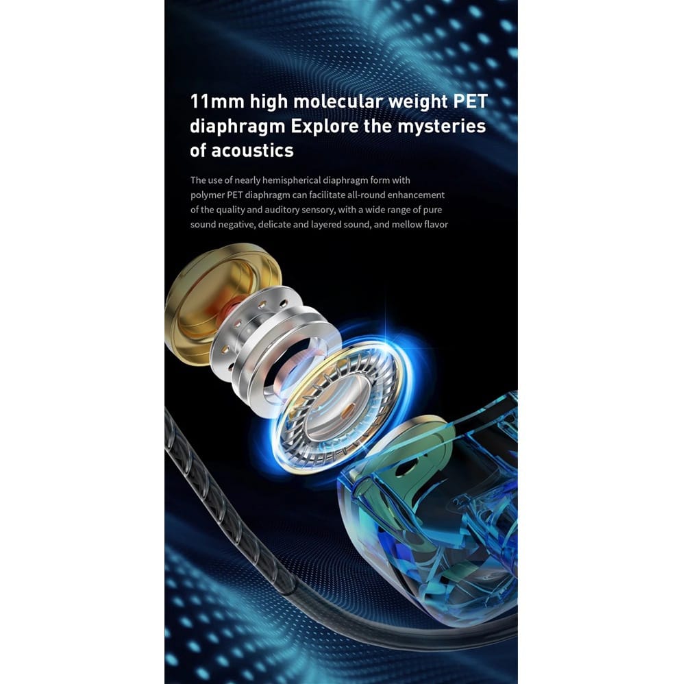 QKZ Earphone In-Ear Wired Detachable HiFi Surround Sound with Mic - Hi6T Gambar produk QKZ Earphone In-Ear Wired Detachable HiFi Surround Sound with Mic - Hi6T