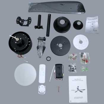 Gambar produk SOVE Kipas Angin Gantung Lampu LED Tri Color with Remote 52 Inch - SOTF-011503