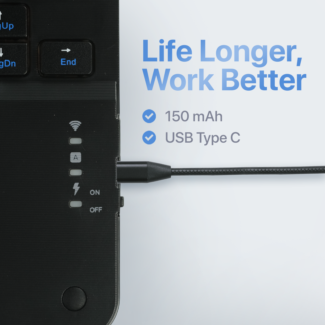 Windyoung Keyboard Wireless Mini Bluetooth Android iOS Rechargeable - WD21 Gambar produk Windyoung Keyboard Wireless Mini Bluetooth Android iOS Rechargeable - WD21