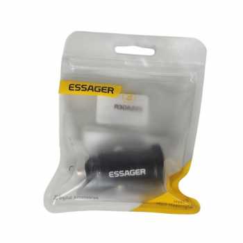 Gambar produk ESSAGER Car Charger Mobil Fast Charging PD QC 3.0 USB Type C Port 30W - ES-CC07