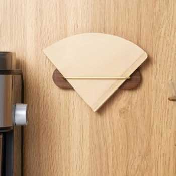 Gambar produk Zlish Tempat Filter Kopi Wooden Mount Holder Coffee Filter Paper - ZJ0011