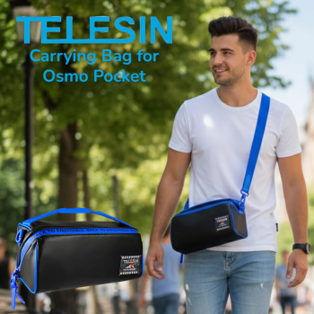 TELESIN DisADV Carrying Bag Tas Kamera Osmo Pocket Shoulder Bag Travel - TSPRC23-01