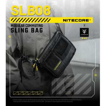 Nitecore Tas Sling Bag Modular Multifungsi Lightweight 500D Nylon - SLB08