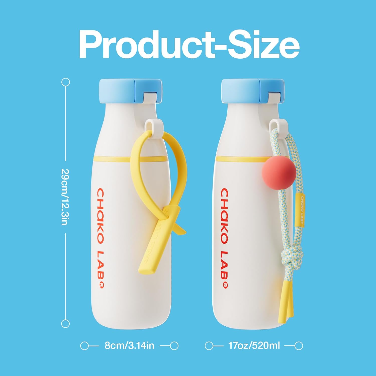 CHAKO LAB Botol Minum Air Panas Dingin BPA Free Stainless Steel 520ml - CL520 Gambar produk CHAKO LAB Botol Minum Air Panas Dingin BPA Free Stainless Steel 520ml - CL520